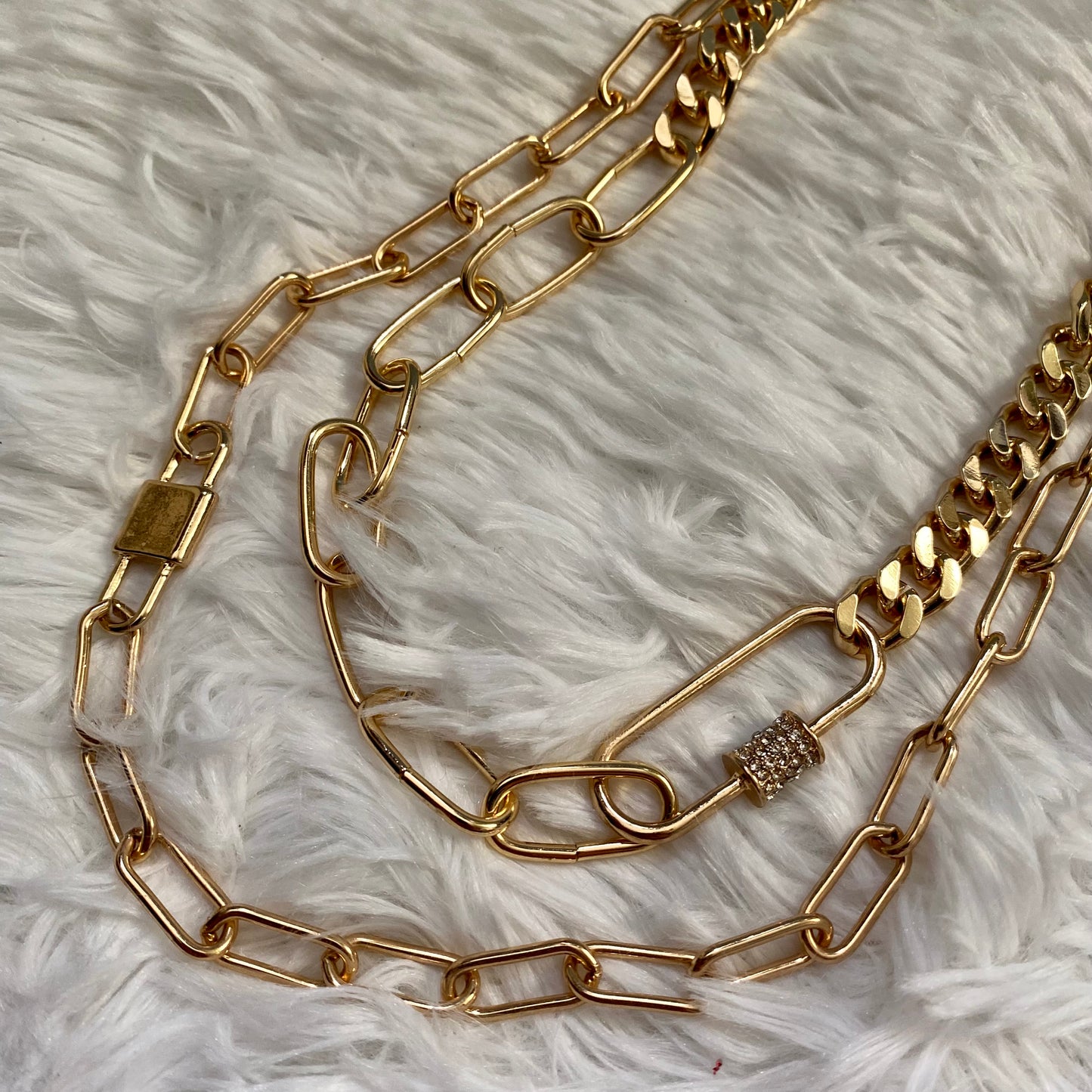 Double Down Chain Necklace